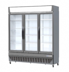 Upright chiller-canopy