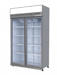 Upright freezer- top mounted